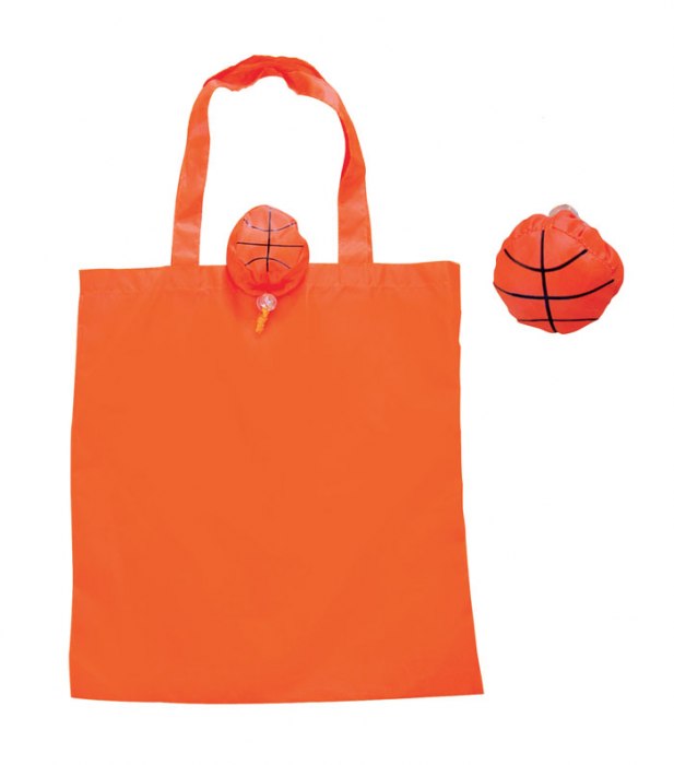 FOLDABLE SHOPPING BAG BASKETBALL BALL