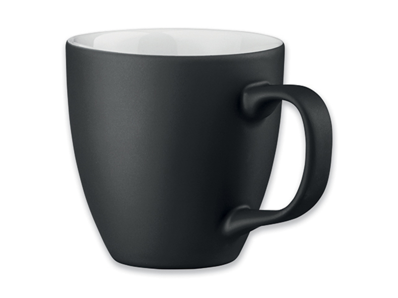 PANTHONY MAT porcelain mug, 460 ml, Black