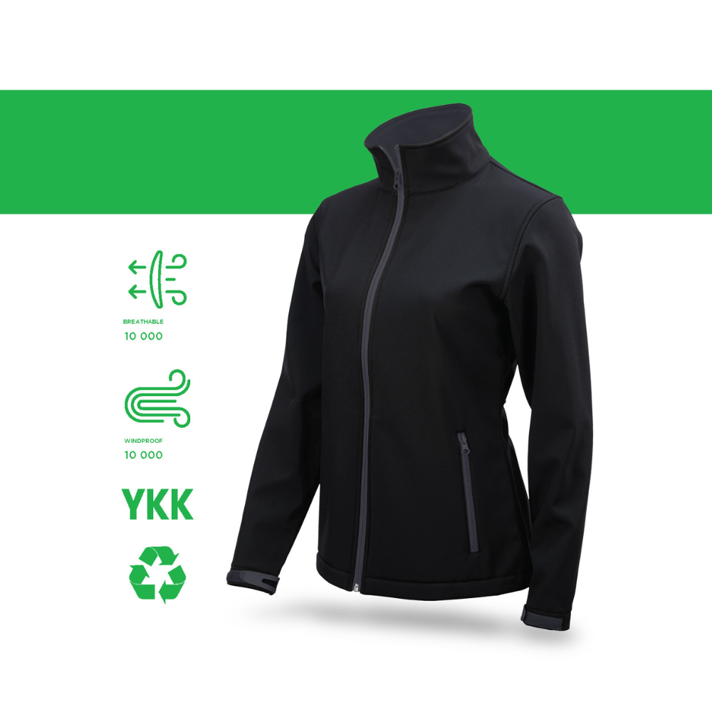ECO WOMEN'S SOFTSHELL JACKETS, XS size