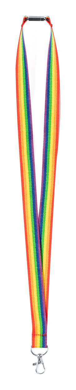 Nuvra rainbow lanyard
