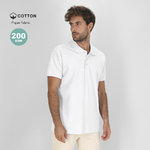 ChaplinAdult White Polo Shirt