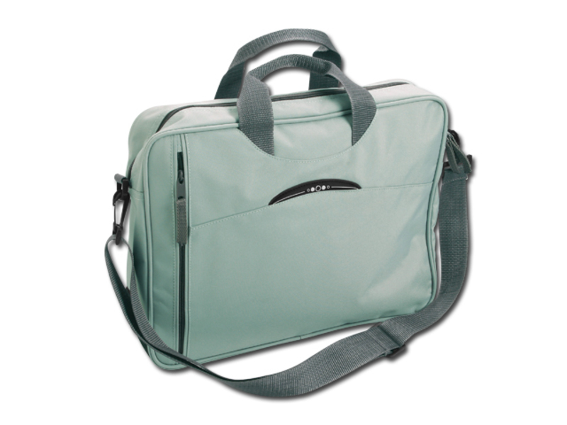 DOC polyester bag for laptop, Light grey