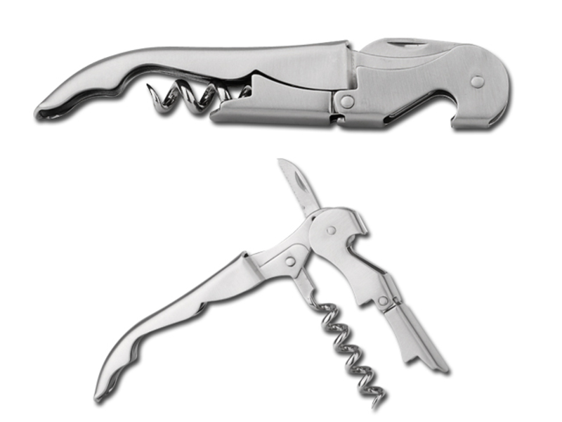 DRUPY combined opener, Satin silver