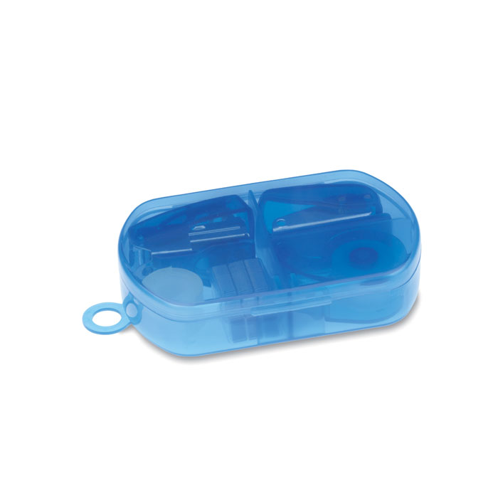 Stationery set in plastic box