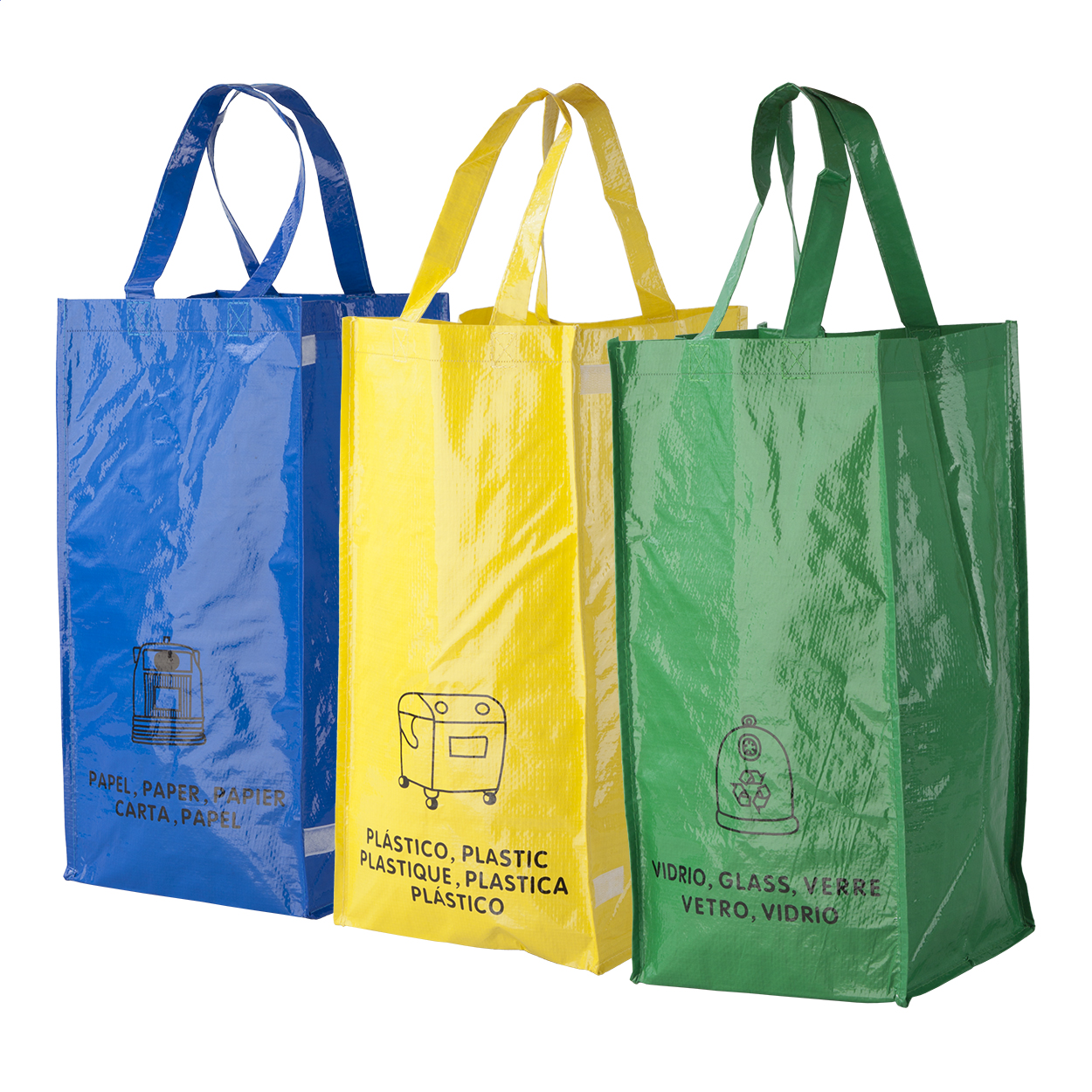 Sortex waste recycling bags