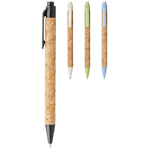 Midar cork and wheat straw ballpoint pen