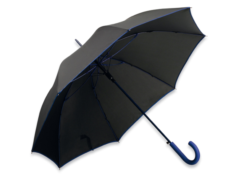 INVERZO polyester automatic umbrella, 8 panels, Blue