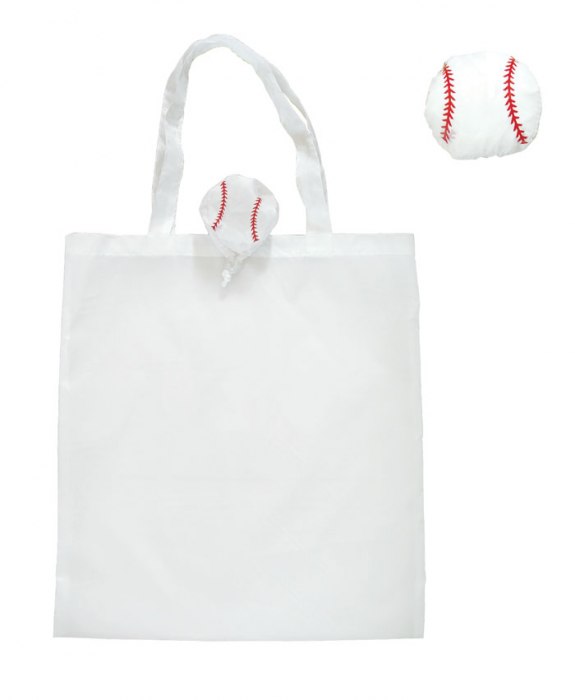 FOLDABLE SHOPPING BAG BASEBALL BALL