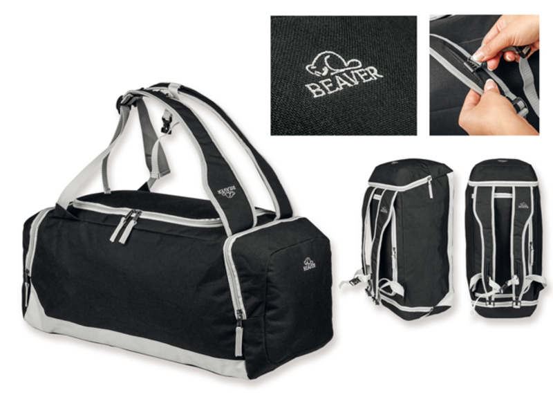TYLER polyester travel bag, 600D, Black