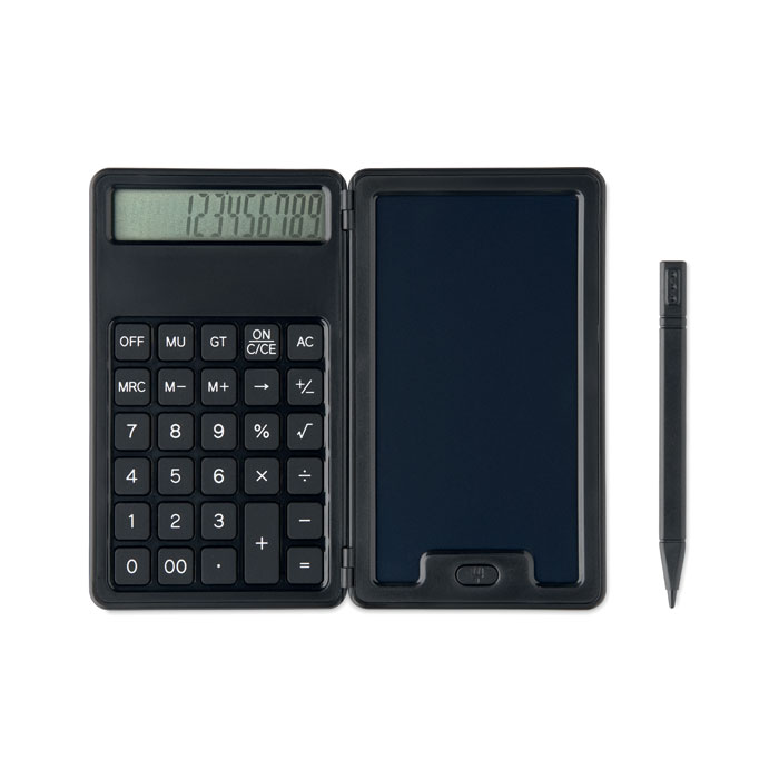 Calculator with LCD tablet