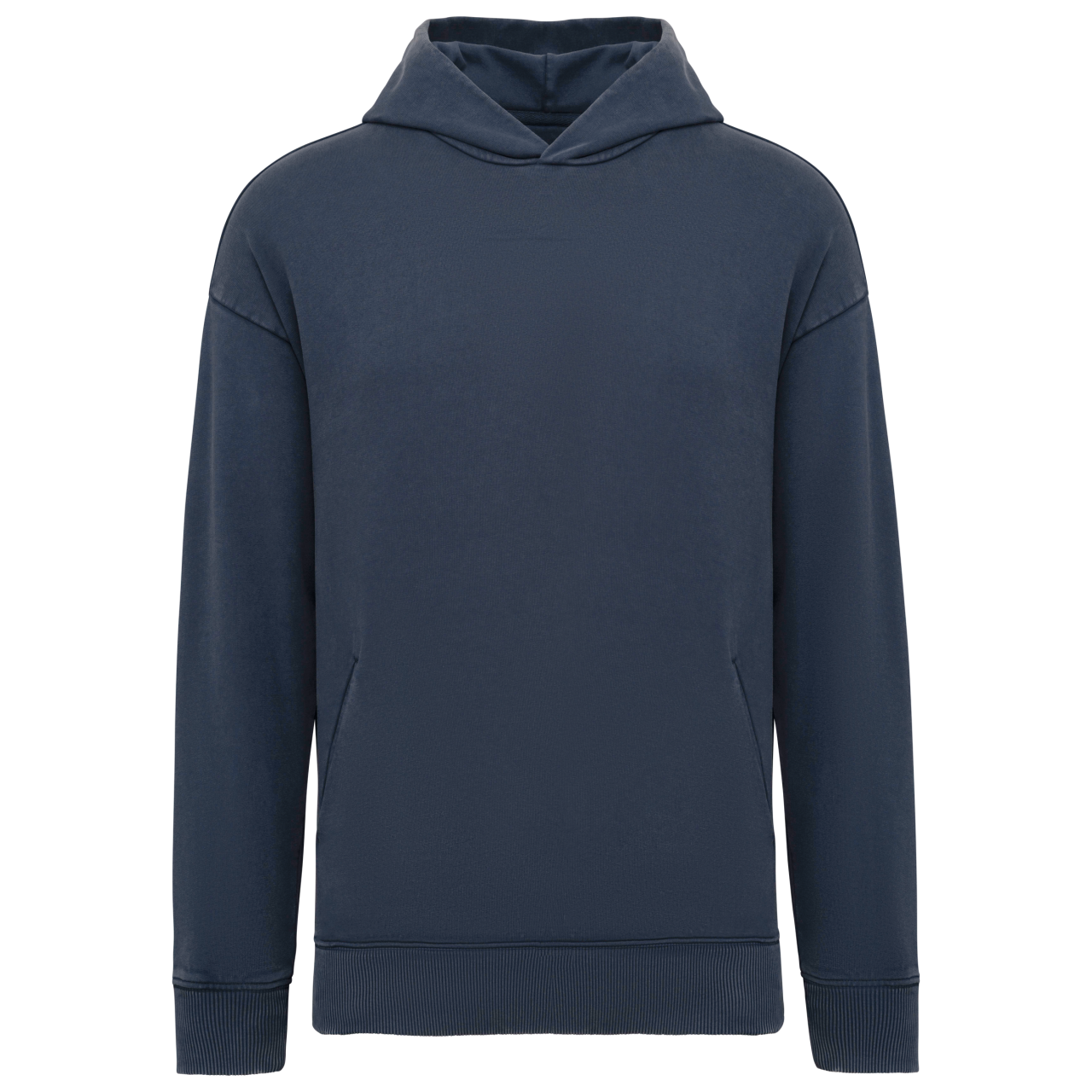 UNISEX WASHED EFFECT OVERSIZE HOODED SWEATSHIRT