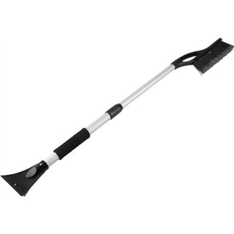 Ice scraper and snow brush.