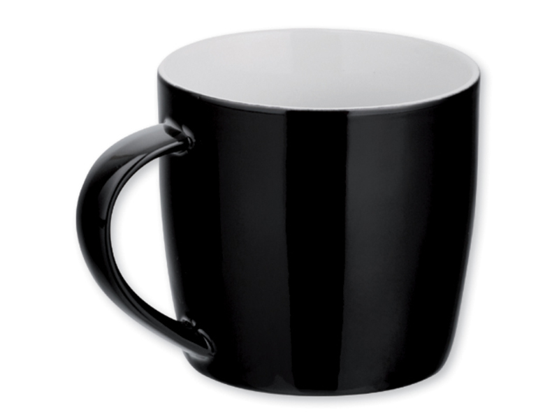 DURAN ceramic mug, 370 ml, Black
