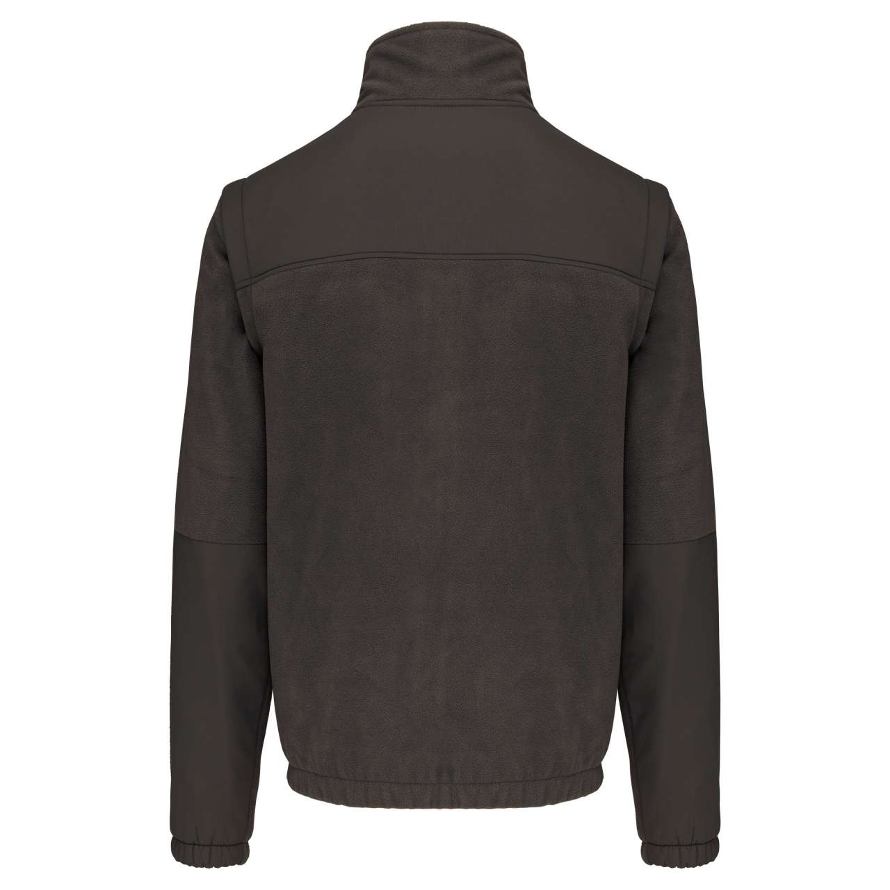 FLEECE JACKET WITH REMOVABLE SLEEVES