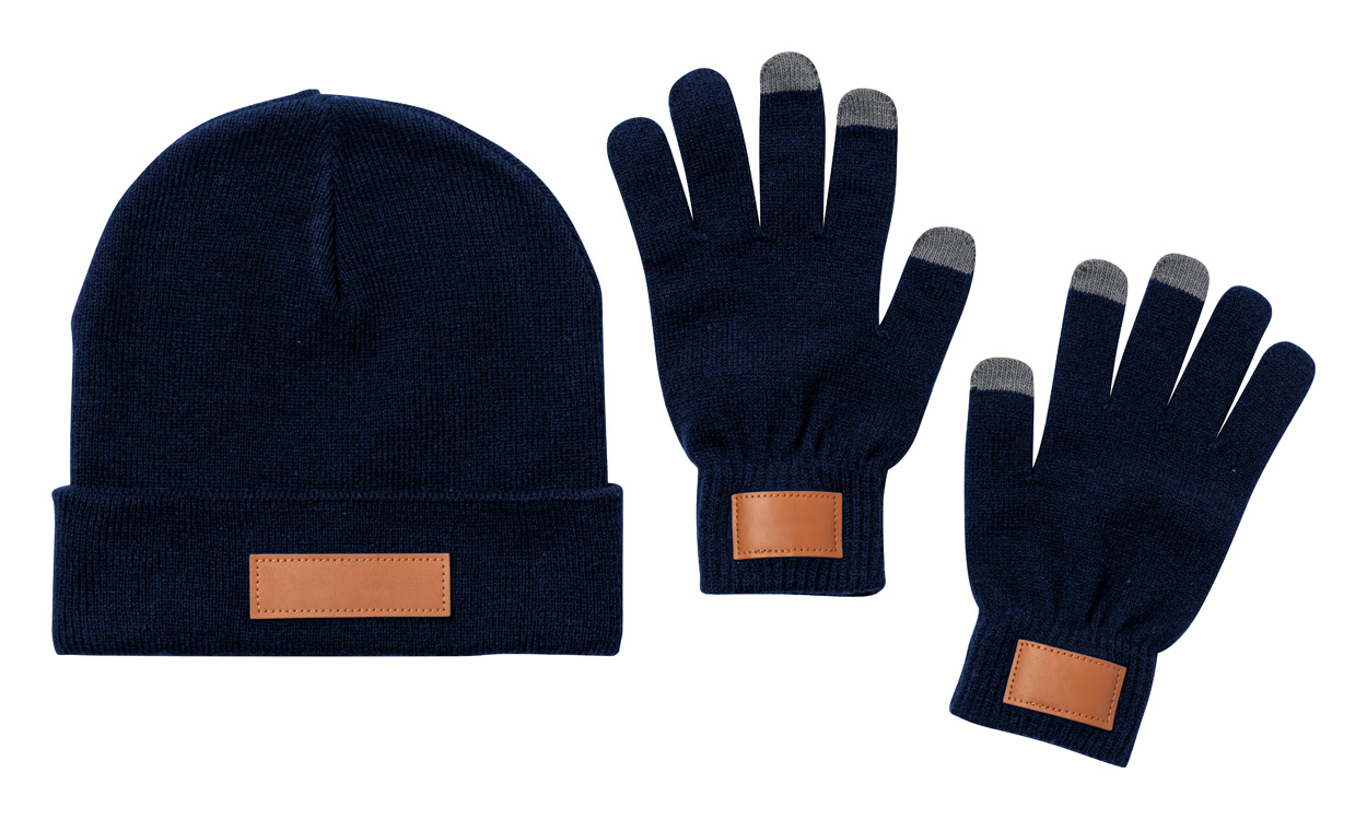 Prasan hat and gloves set