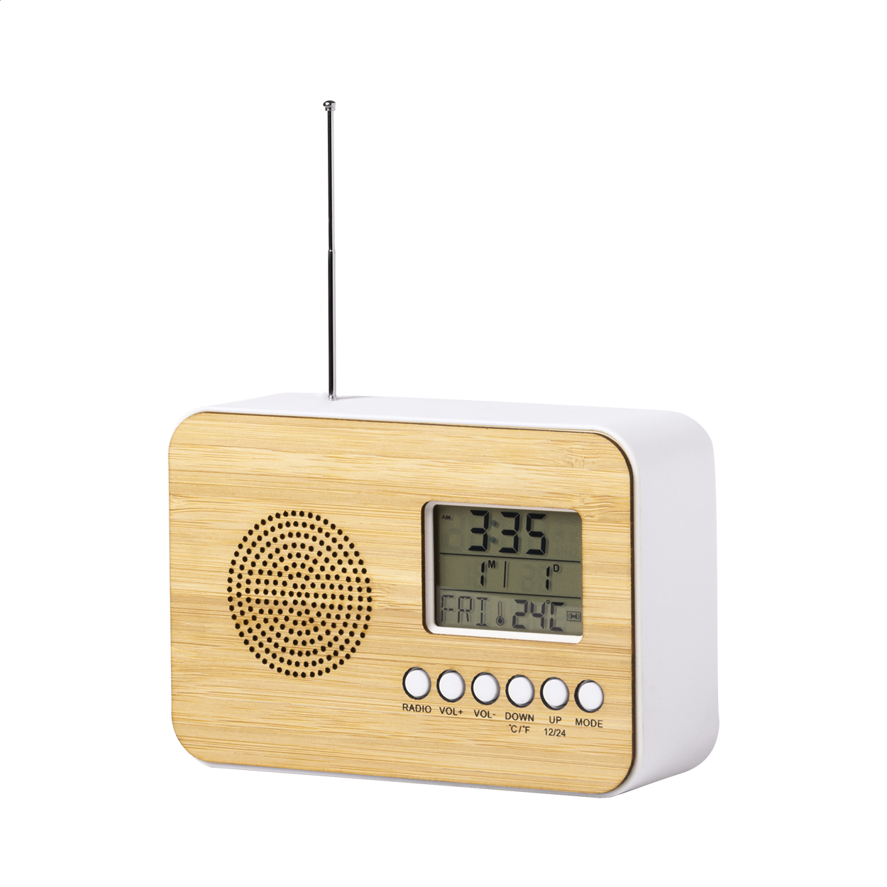 Bordio radio desk clock