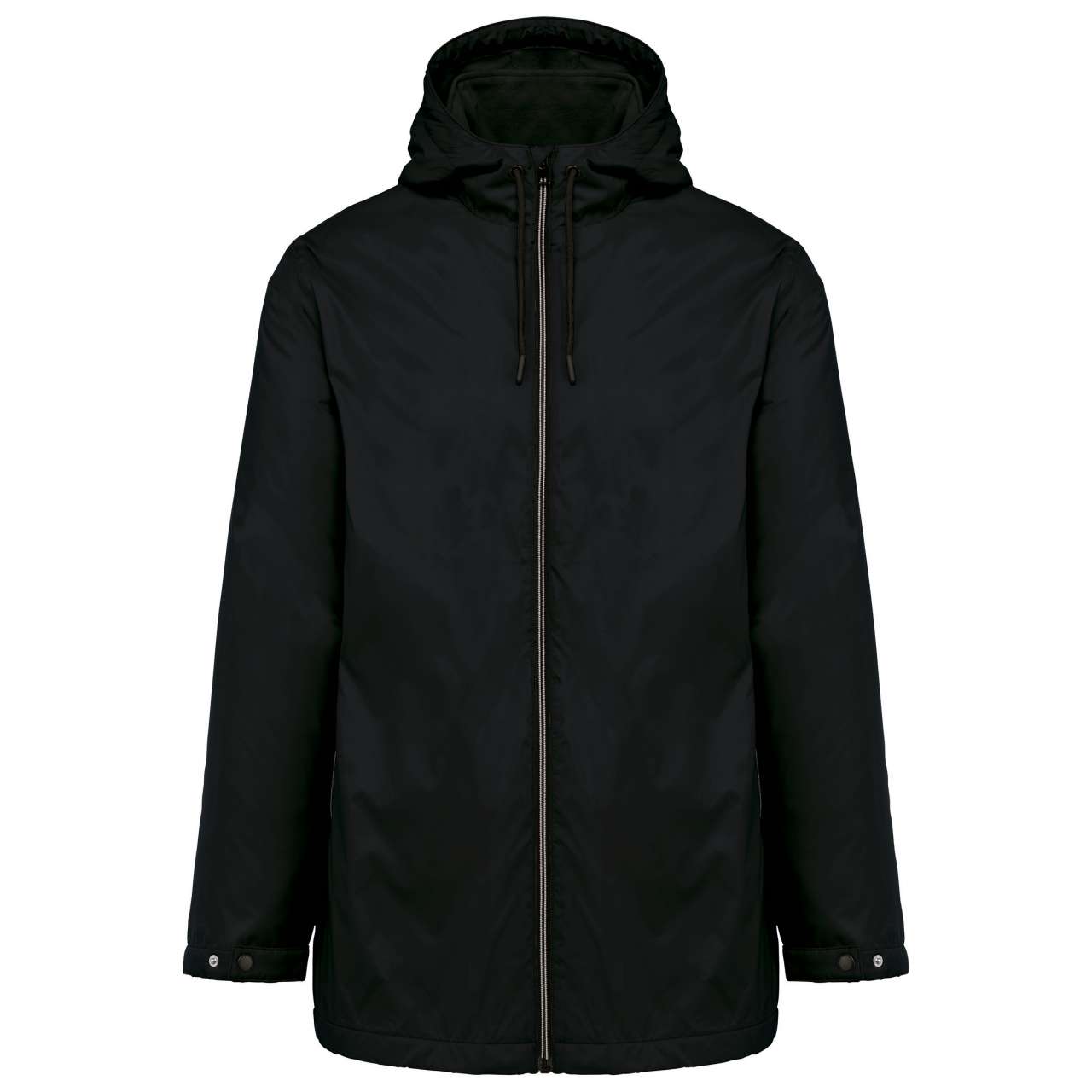 UNISEX HOODED JACKET WITH MICRO-POLARFLEECE LINING