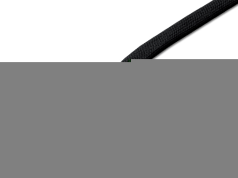 SALMA lanyard with carabine, Black