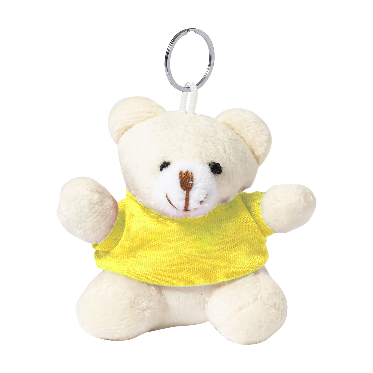 Keyted plush teddy bear keyring