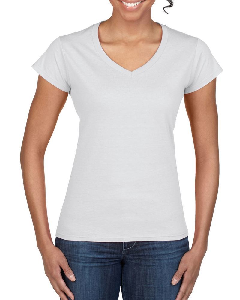 SOFTSTYLE<SUP>®</SUP> LADIES' V-NECK T-SHIRT