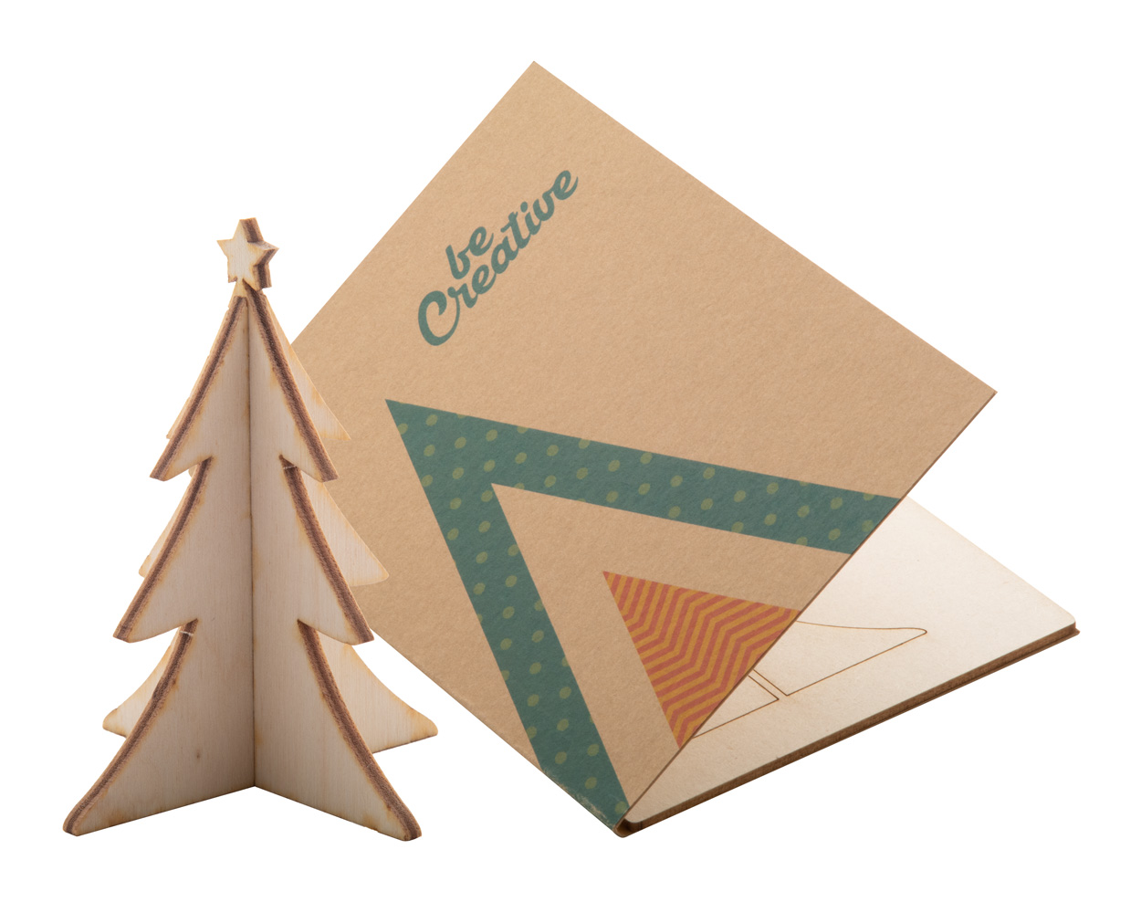 Creax Eco Christmas card, tree