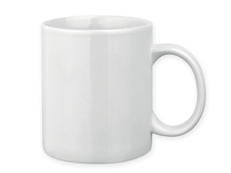 MUG WHITE porcelain mug, 320 ml, White