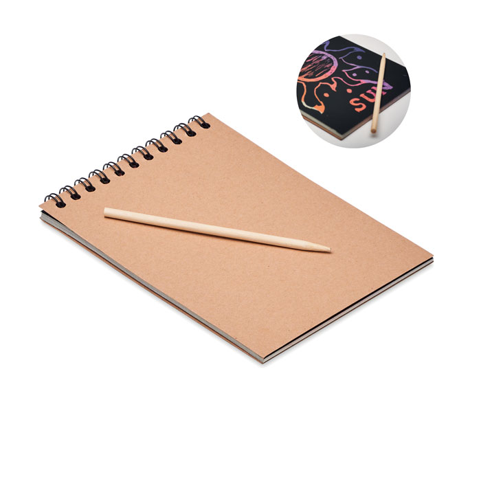 Scratching paper notebook