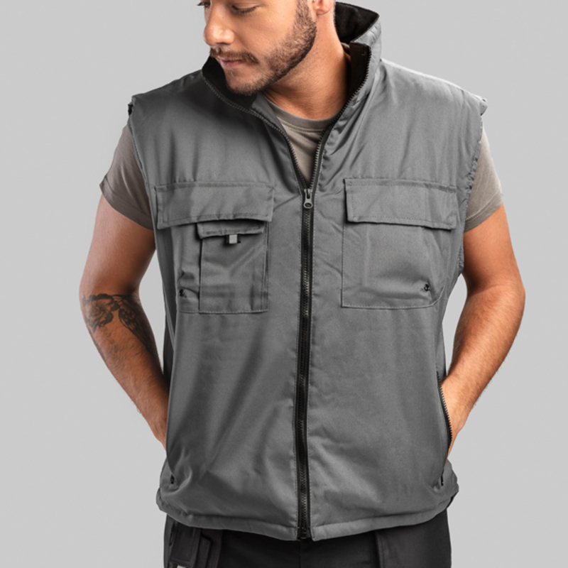 STOCKHOLM. Workwear padded bodywarmer