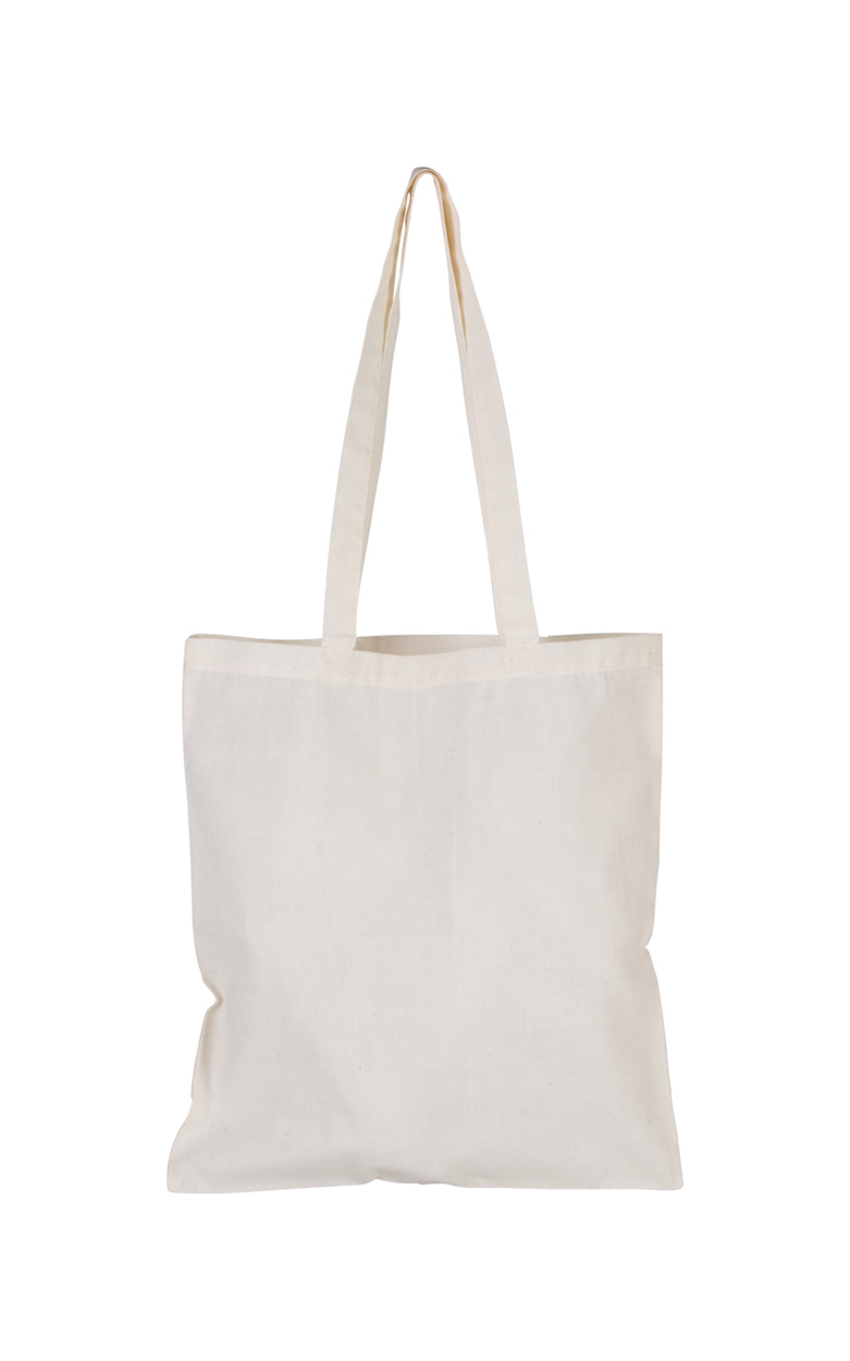 Longish cotton shopping bag