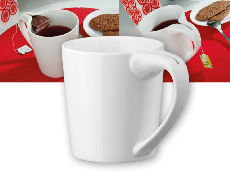 WRING porcelain mug, 380 ml, White