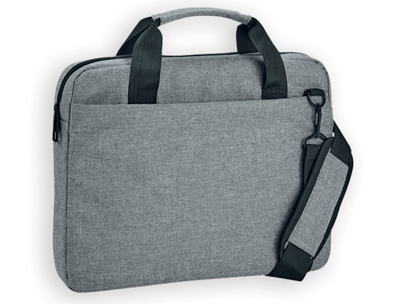 DRIKA polyester laptop bag, 600D, Light grey
