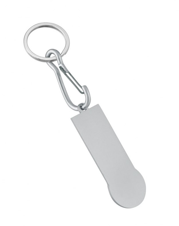 KEYCHAIN TROLLEY- ALUMINIUM - NO BOX