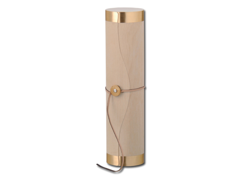 BRITNEY wooden box for one bottle of wine, Natural