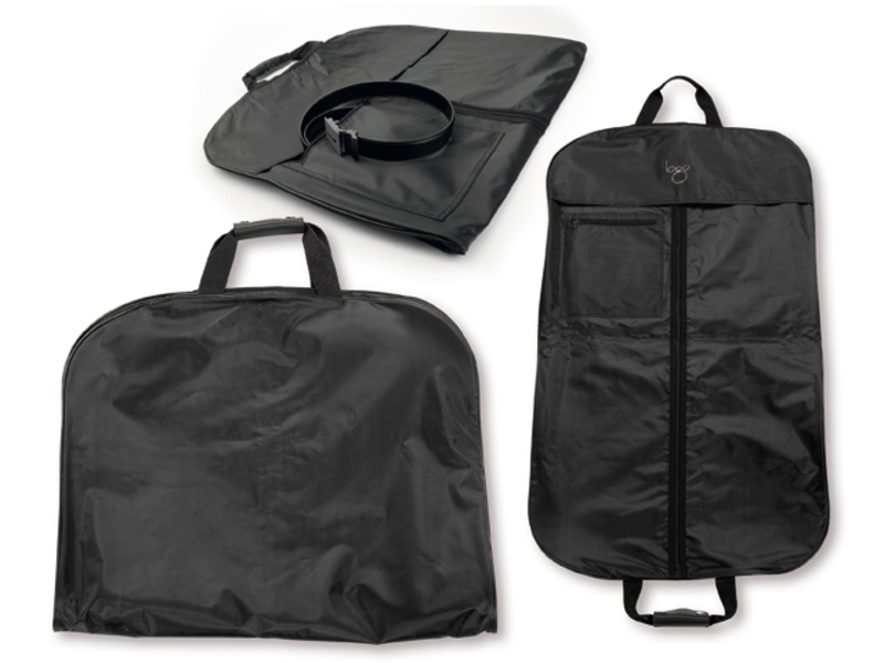 TREVOR nylon suit cover, Black