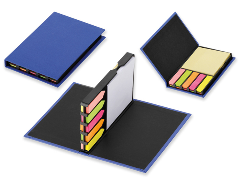 HEDVIKA set of note papers and colour sticky notes, Blue