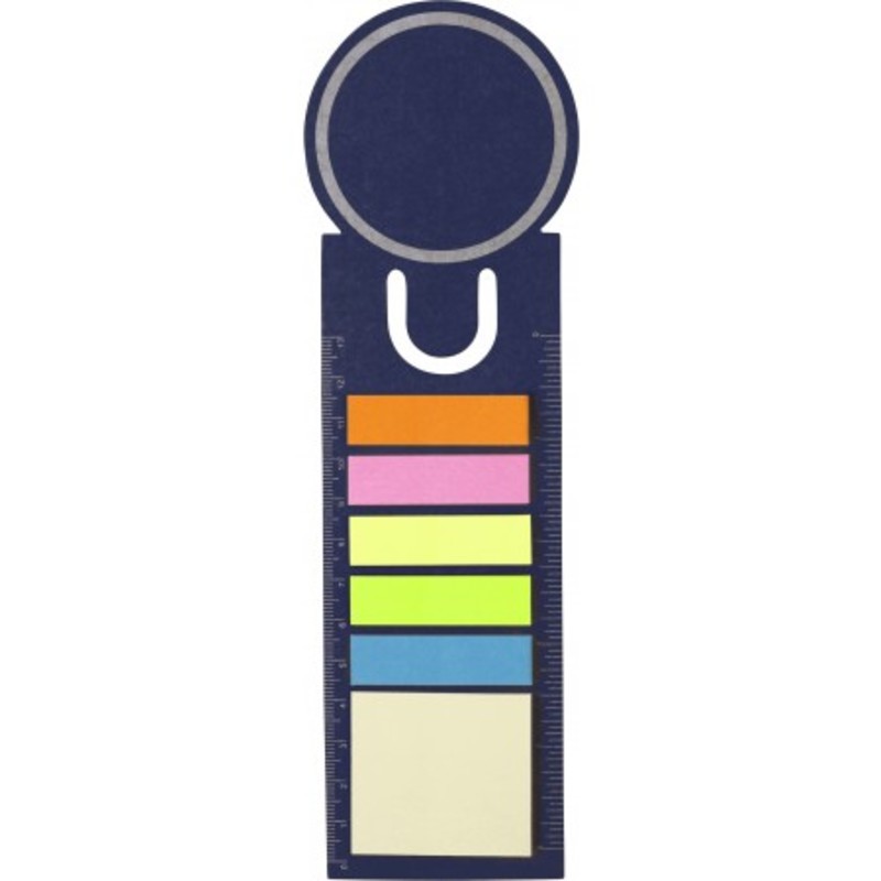 Bookmark and sticky notes.