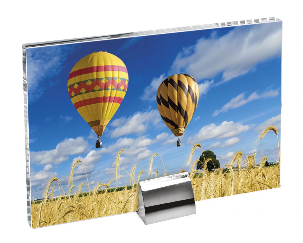 GLASS FOR SUBLIMATION W/ BUILT-IN STAND