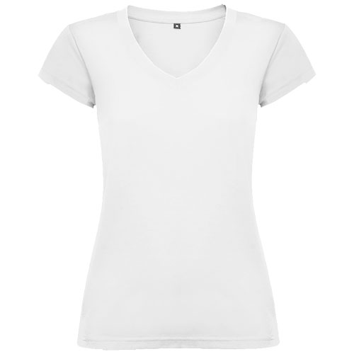 Victoria 155 g/m² short sleeve women's v-neck t-shirt