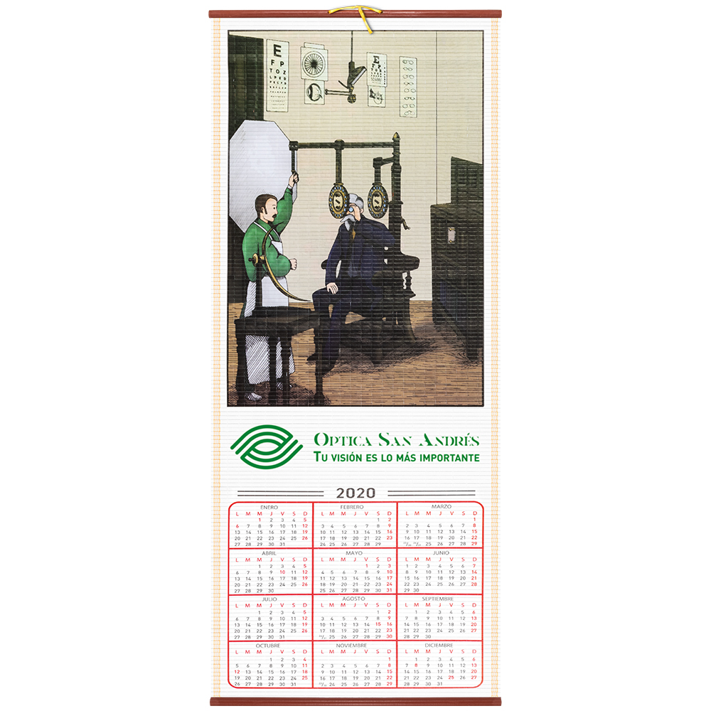 ÓPTICA PARCHMENT CALENDAR