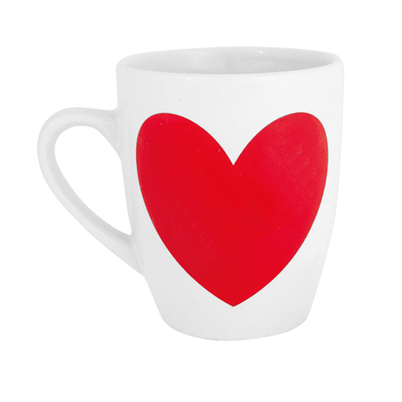 CHALK HEART MUG